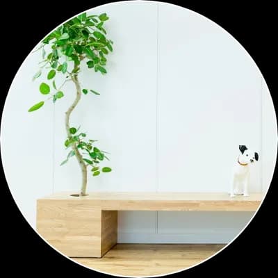 グリーン一体型ベンチ